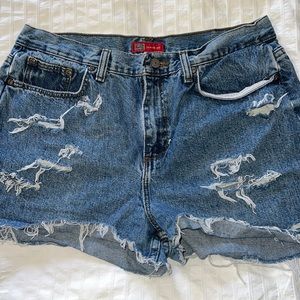 FADED GLORY distressed denim shorts